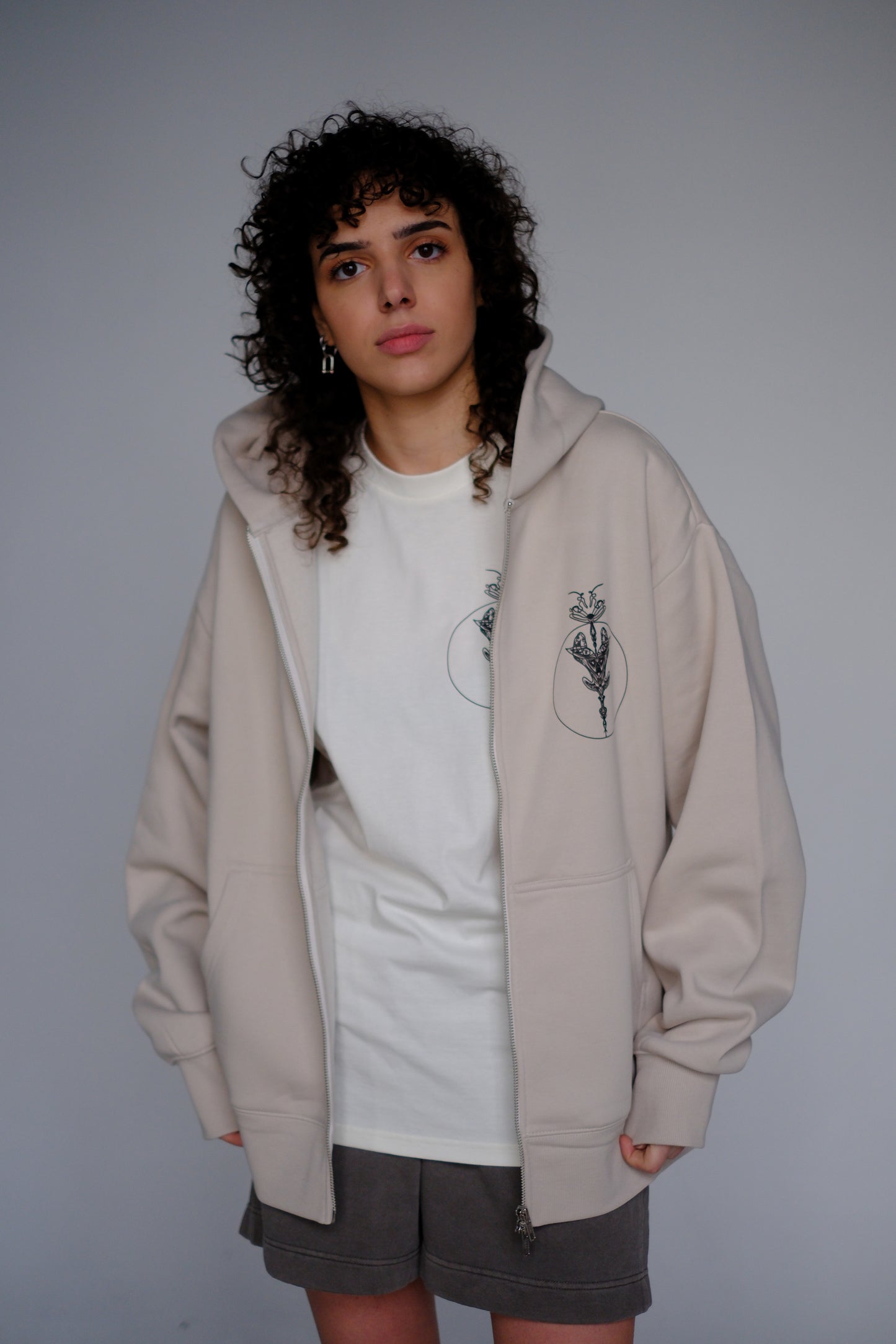 Unisex Heavy Zip Hood