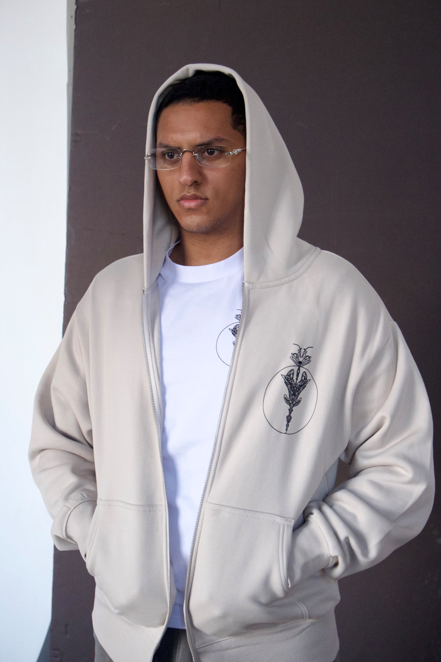 Unisex Heavy Zip Hood