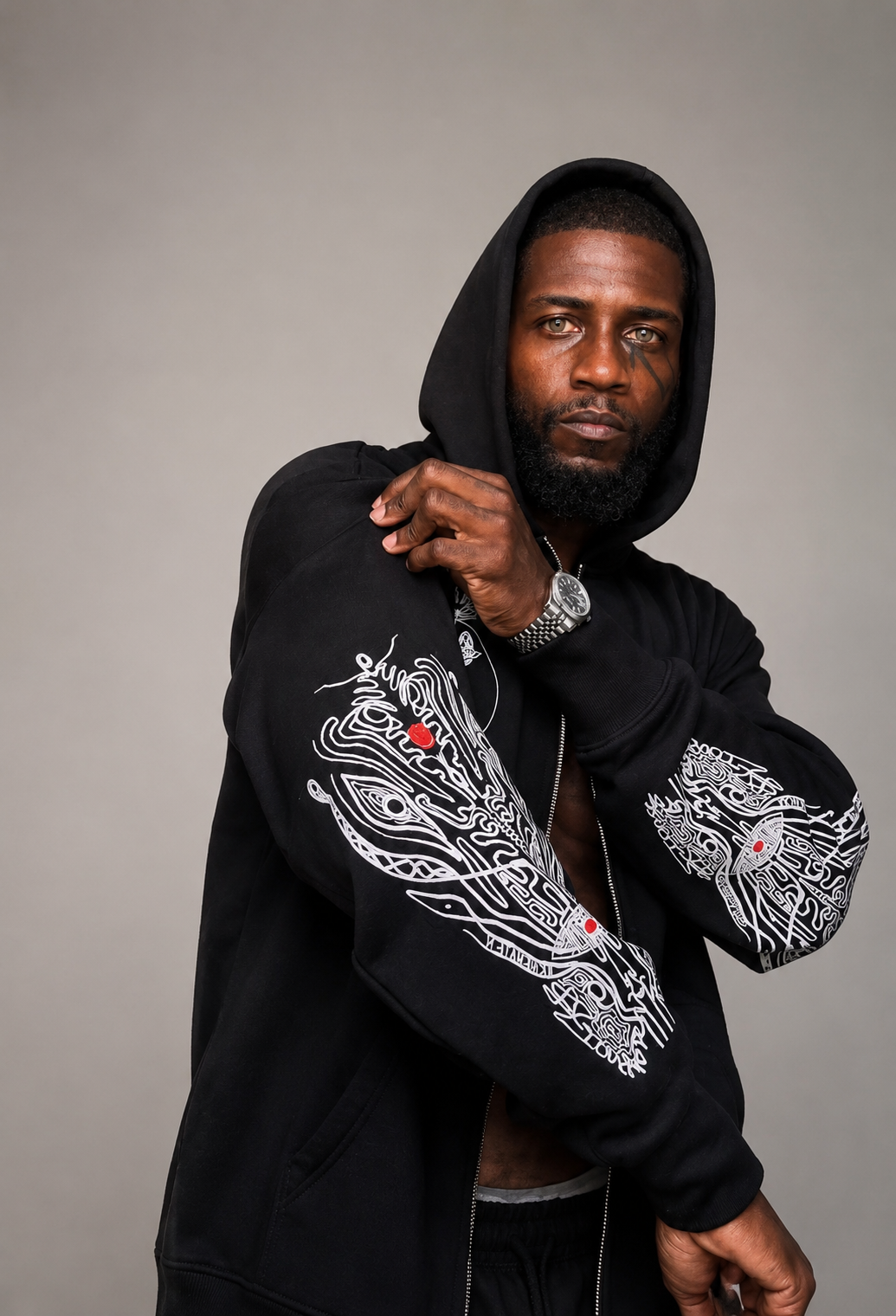 Custom Unisex Heavy Zip Hood
