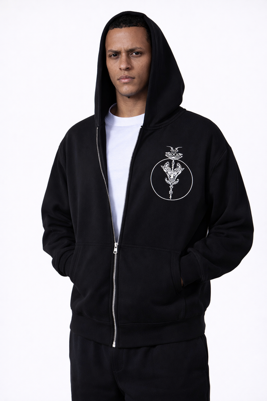 Unisex Heavy Zip Hood