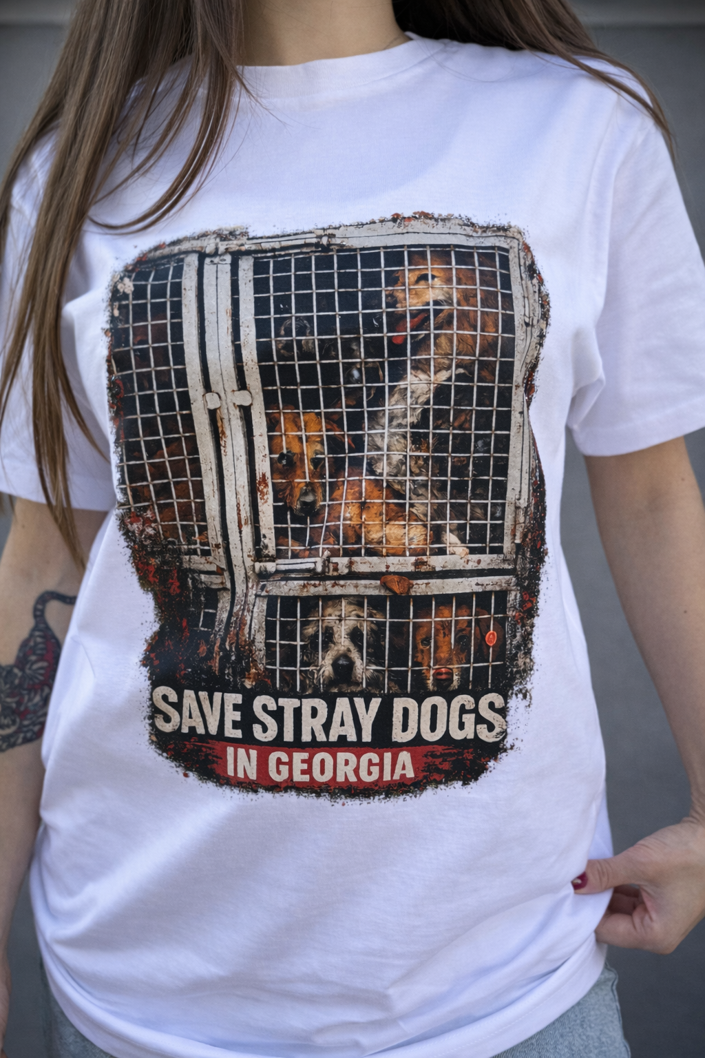 Save Stray Dogs in Georgia Tee